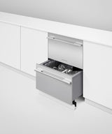 Integrated Double DishDrawer™ Dishwasher, Sanitize