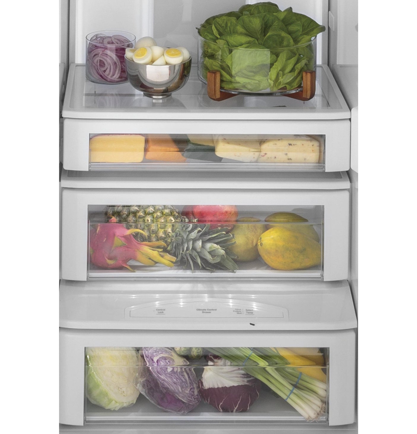 GE Profile™ 42" Smart Built-In Side-by-Side Refrigerator with Dispenser