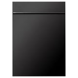 ZLINE 18 in. Compact Top Control Dishwasher with Stainless Steel Tub and Modern Style Handle, 52 dBa (DW-18) [Color: Black Stainless]