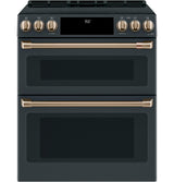 Café™ 30" Smart Slide-In, Front-Control, Induction and Convection Double-Oven Range