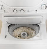 GE Unitized Spacemaker® 2.3 cu. ft. Capacity Washer with Stainless Steel Basket and 4.4 cu. ft. Capacity Electric Dryer