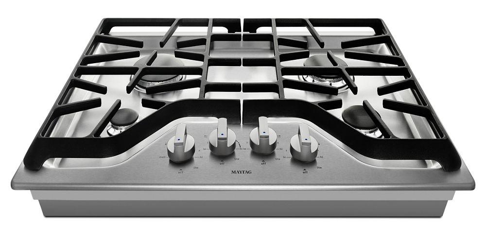 30-inch Wide Gas Cooktop with DuraGuard Protection Finish