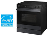 Bespoke 6.3 cu. ft. Smart Slide-In ENERGY STAR® Certified Electric Range with Air Fry in Matte Black Steel