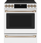 Café™ 30" Smart Slide-In, Front-Control, Induction and Convection Range with Warming Drawer