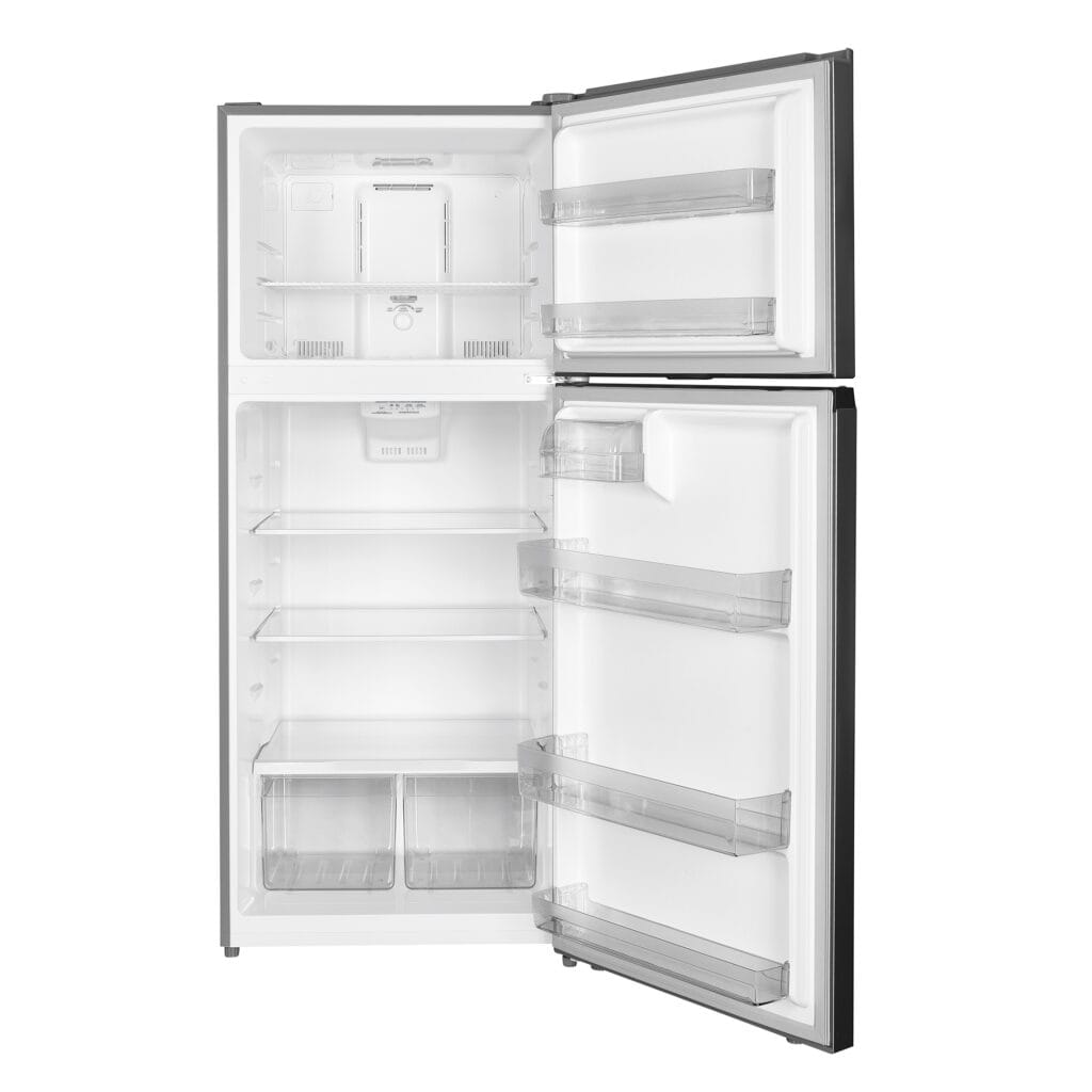 Danby 18 cu. ft. Top Mount Refrigerator in Stainless Steel Look