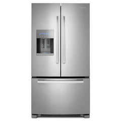 36-inch French Door Bottom-Freezer Refrigerator with Fast Cool Option - stainless steel