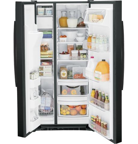 GE® ENERGY STAR® 23.0 Cu. Ft. Side-By-Side Refrigerator