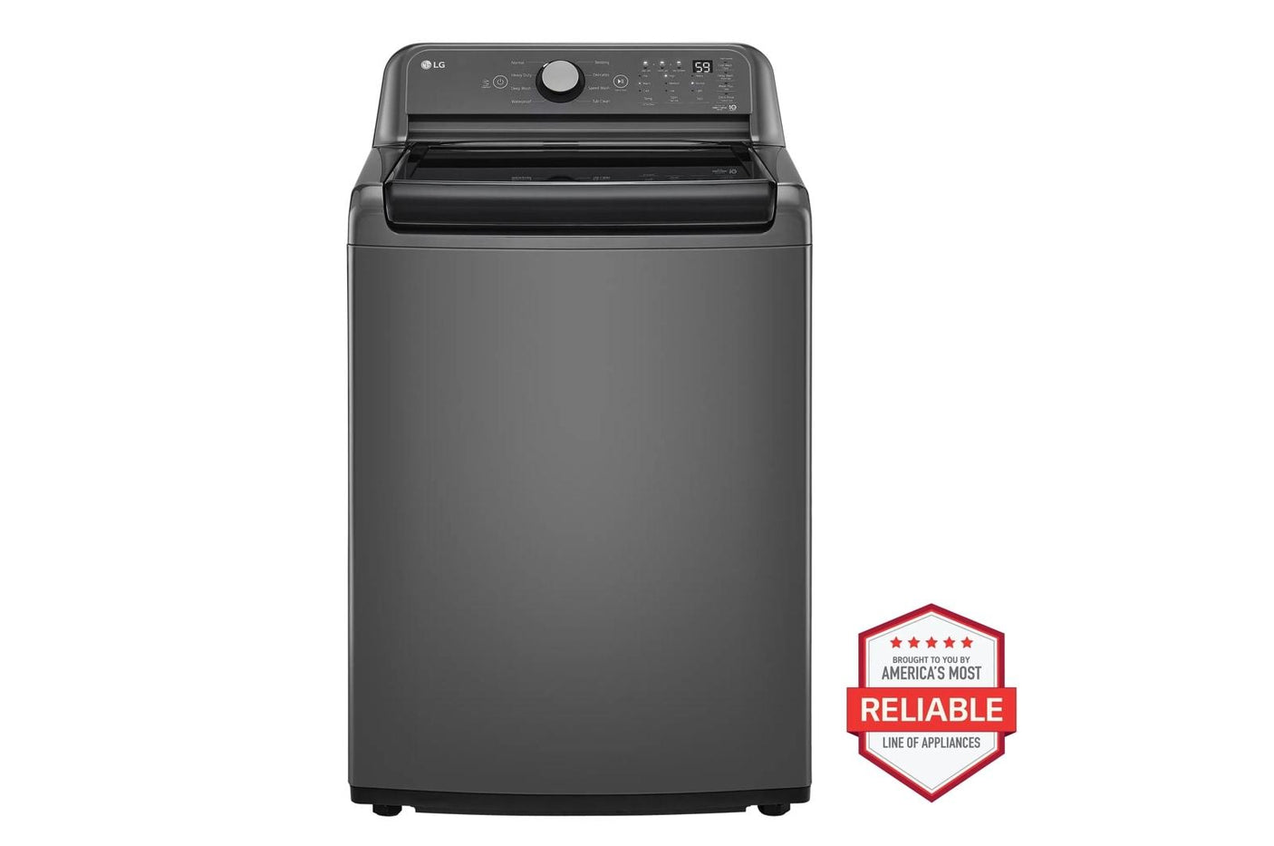 5.0 cu. ft. Top Load Energy Star Washer with Impeller, TurboDrum™, SlamProof® Glass Lid, & Water Plus