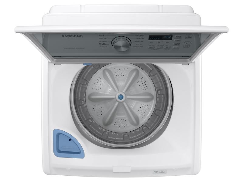 4.6 cu. ft. Large Capacity Smart Top Load Washer with ActiveWave™ Agitator and Active WaterJet in White