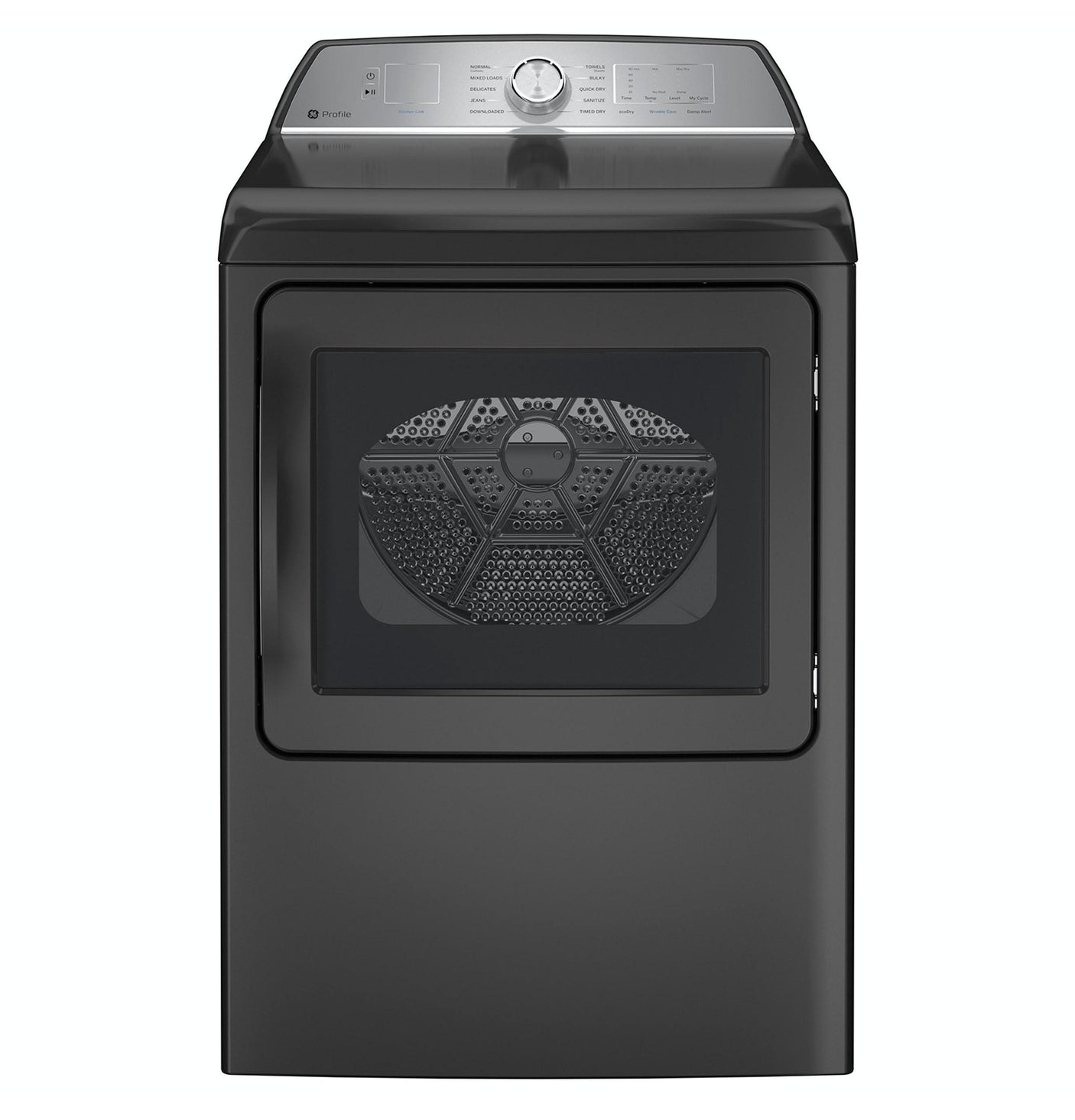 GE Profile™ ENERGY STAR® 7.4 cu. ft. Capacity aluminized alloy drum Electric Dryer with Sanitize Cycle and Sensor Dry