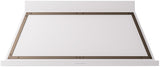 Nostalgie 60 Inch White Wall Mount Convertible Range Hood