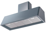 Nostalgie 48 Inch Blue Grey Wall Mount Convertible Range Hood