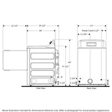 GE 6.2 cu. ft. Capacity Electric&#x00A0;Dryer&#x00A0;with Up To 120 ft. Venting&#x200B; and 5-yr Limited Warranty&#x200B;