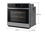 30" Single Wall Oven with Steam Cook in Stainless Steel