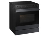 Bespoke 6.3 cu. ft. Smart Slide-In Electric Range with Air Sous Vide & Air Fry in Matte Black Steel