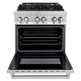 ZLINE 30 in. Dual Fuel Range with Gas Stove and Electric Oven in Stainless Steel (RA30) [Color: Stainless Steel]