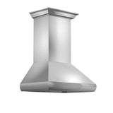 ZLINE Professional Convertible Vent Wall Mount Range Hood in Stainless Steel with Crown Molding (587CRN)