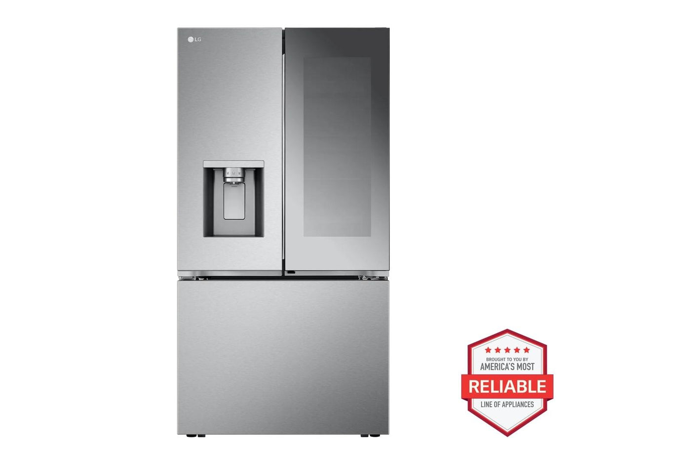 26 cu. ft. Counter-Depth French Door Refrigerator - Stainless Steel