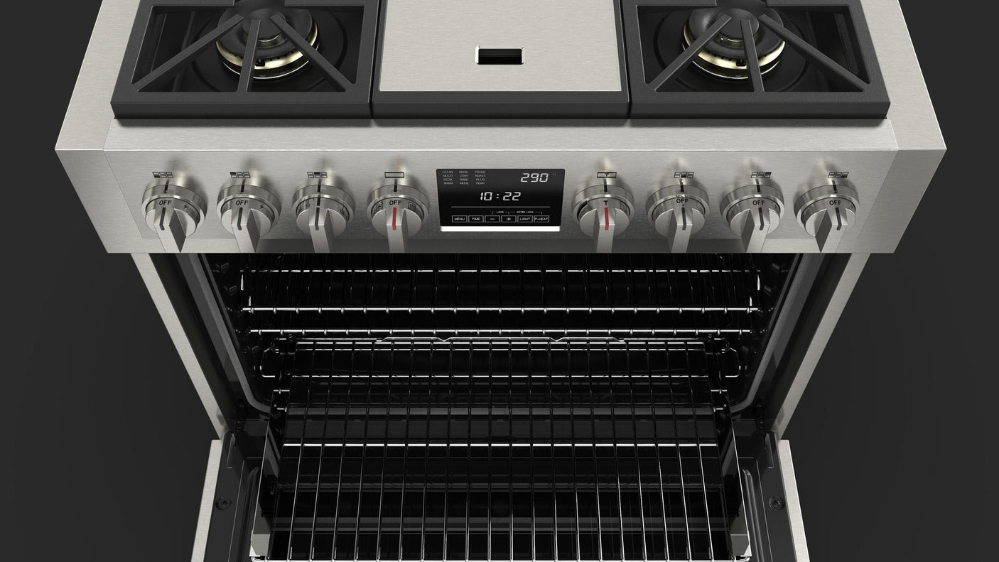 36" DUAL FUEL PRO RANGE WITH GRIDDLE