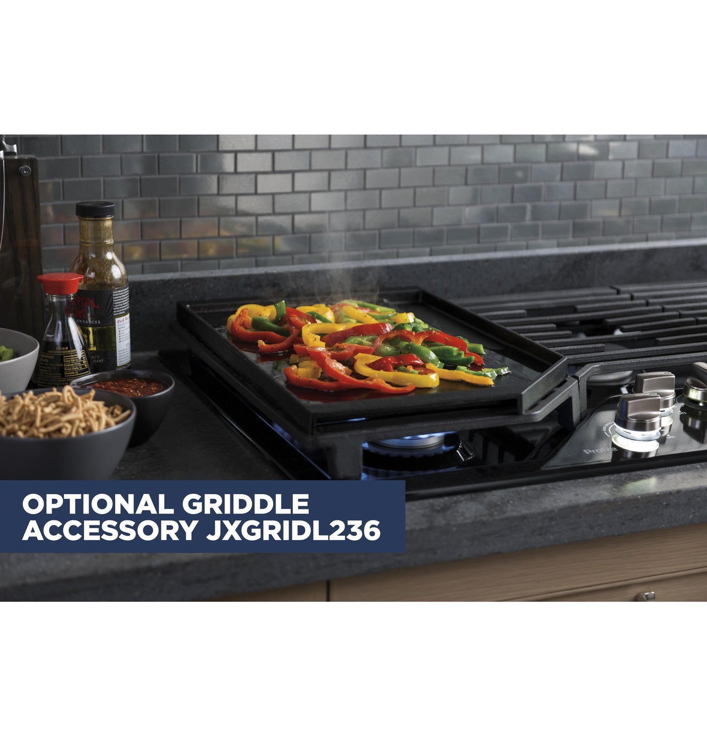 GE Profile™ 36" Built-In Gas Cooktop with Five Burners