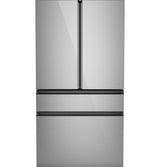 Café™ ENERGY STAR® 23.2 Cu. Ft. Smart Counter-Depth 4-Door French-Door Refrigerator in Platinum Glass With Dual-Dispense AutoFill Pitcher