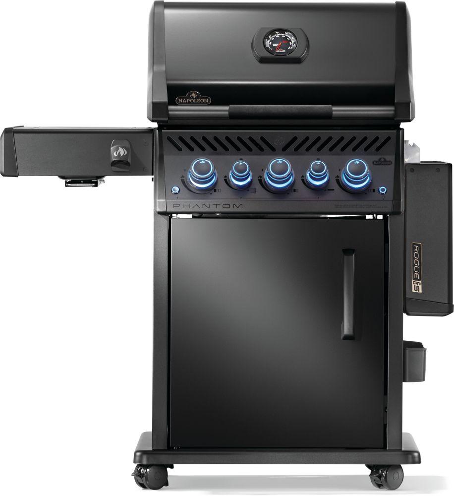 Phantom Rogue PRO-S 425 RSIB with Infrared Side and Rear Burner , Propane, Matte/Matt Black