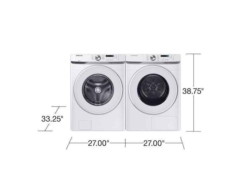 7.5 cu. ft. Large Capacity Ventless Hybrid Heat Pump Dryer with Wi-Fi in White