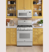 GE® 30" Free-Standing Gas Convection Range with No Preheat Air Fry