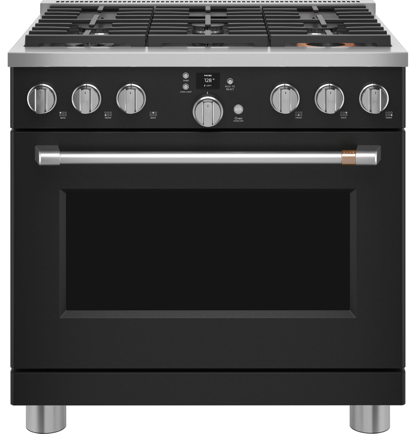 Café™ 36" Smart Dual-Fuel Commercial-Style Range with 6 Burners (Natural Gas)