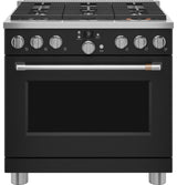 Café™ 36" Smart Dual-Fuel Commercial-Style Range with 6 Burners (Natural Gas)