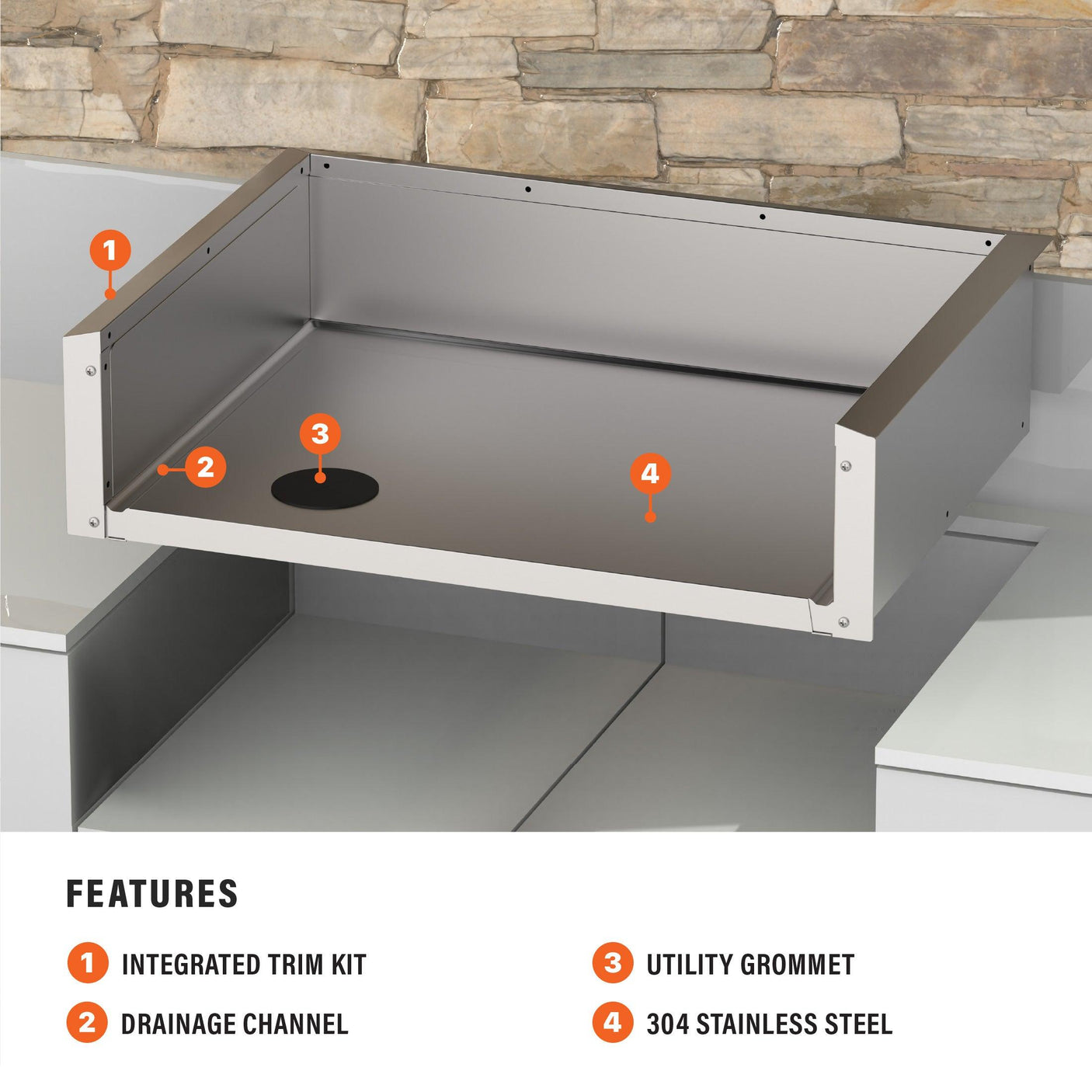 28" Drop-in Griddle Insulating Jacket