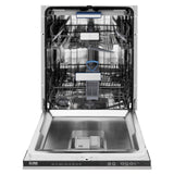 ZLINE 24" Tallac Series 3rd Rack Dishwasher with Traditional Handle, 51dBa (DWV-24) [Color: DuraSnow Stainless Steel]