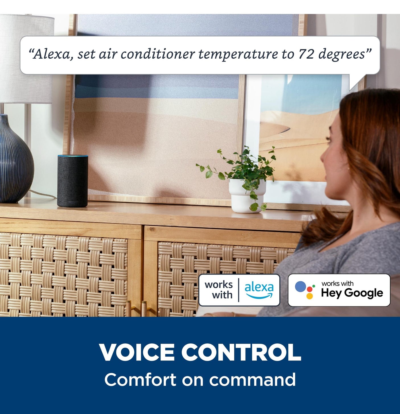 GE® 14,000 BTU Smart Electronic Window Air Conditioner for Large Rooms up to 700 sq. ft.