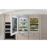 Monogram 30" Panel-Ready Integrated Glass-Door Refrigerator for Single or Dual Installation