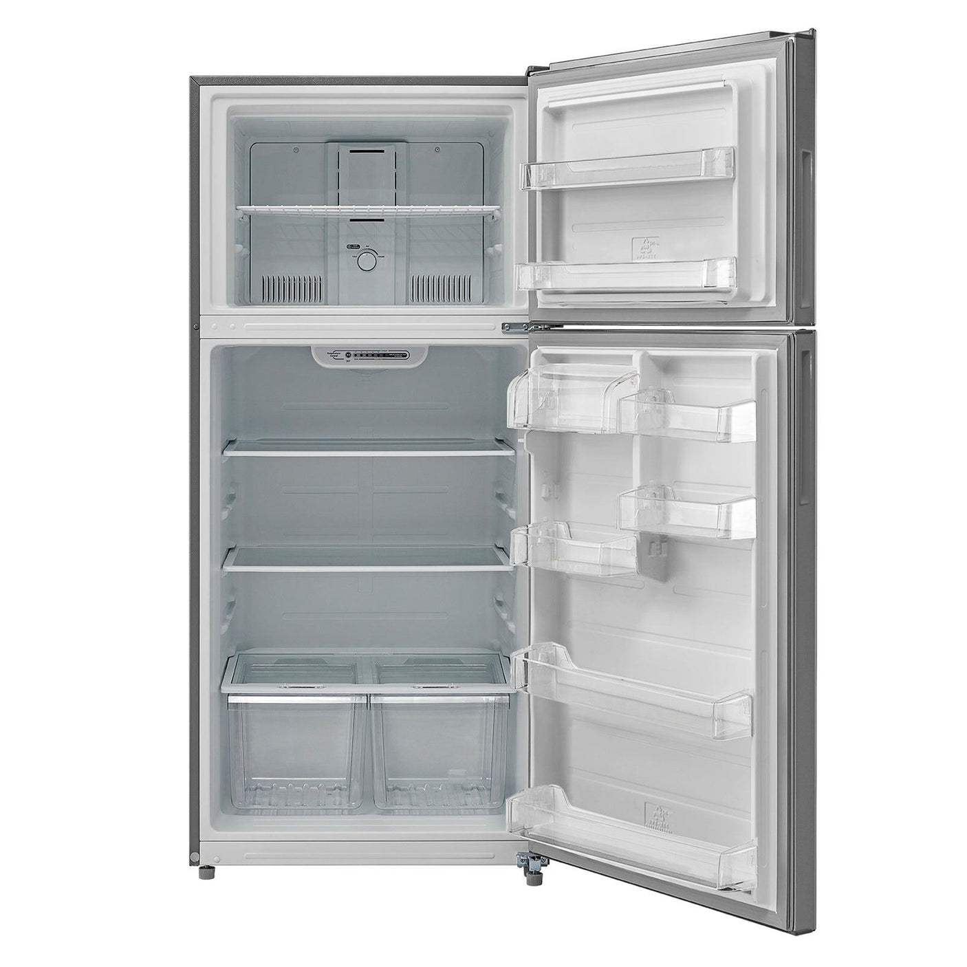 Avanti Frost-Free Apartment Size Refrigerator, 18.0 cu. ft. - Stainless Steel / 18 cu. ft.