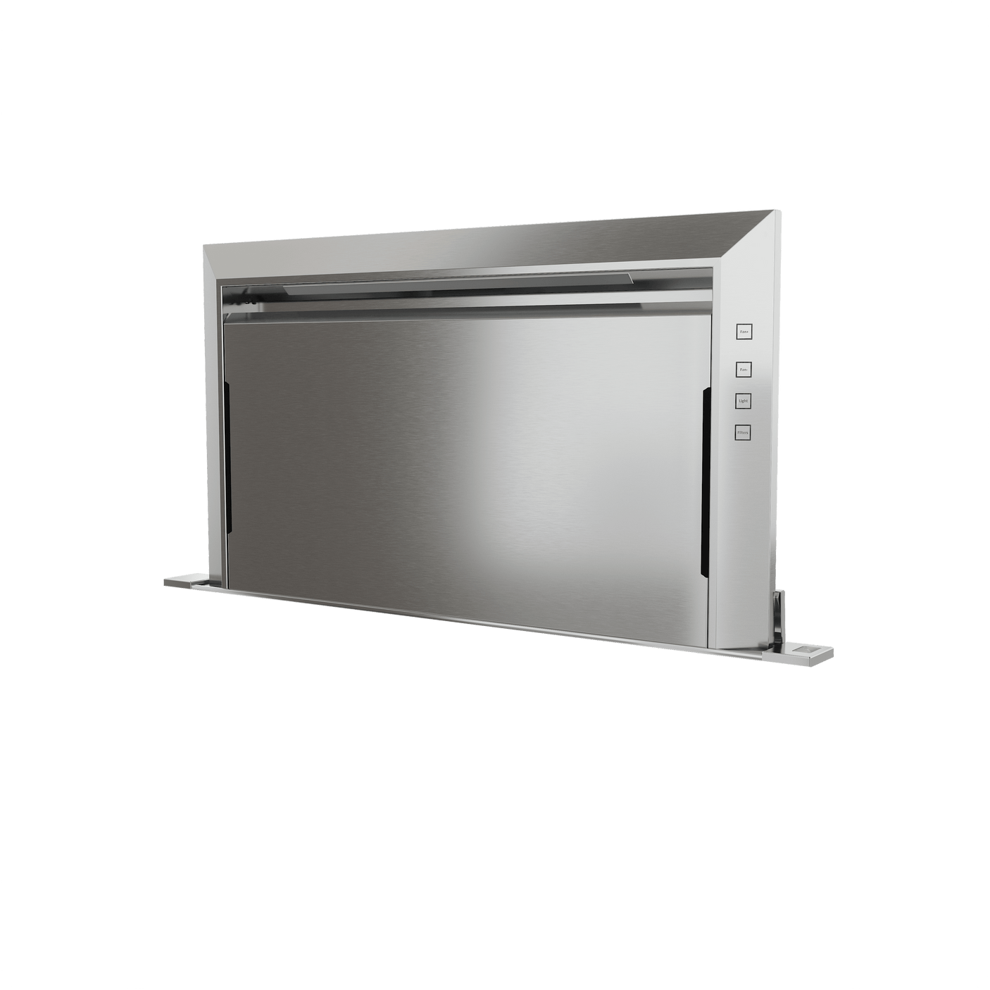 Lift Downdraft, 18" rise, 36" width, Stainless Steel