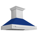 ZLINE 48 in. Stainless Steel Range Hood with Stainless Steel Handle (8654STX-48) [Color: Black Matte]