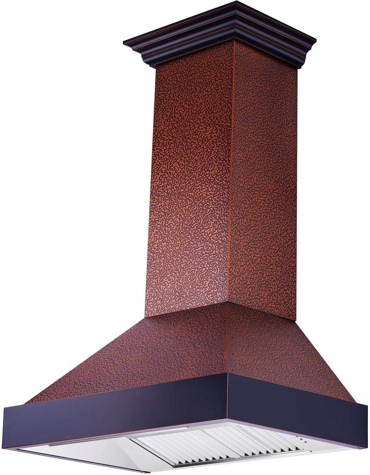 ZLINE 36" Designer Series Embossed Copper Finish Wall Range Hood (655-EBXXX-36)