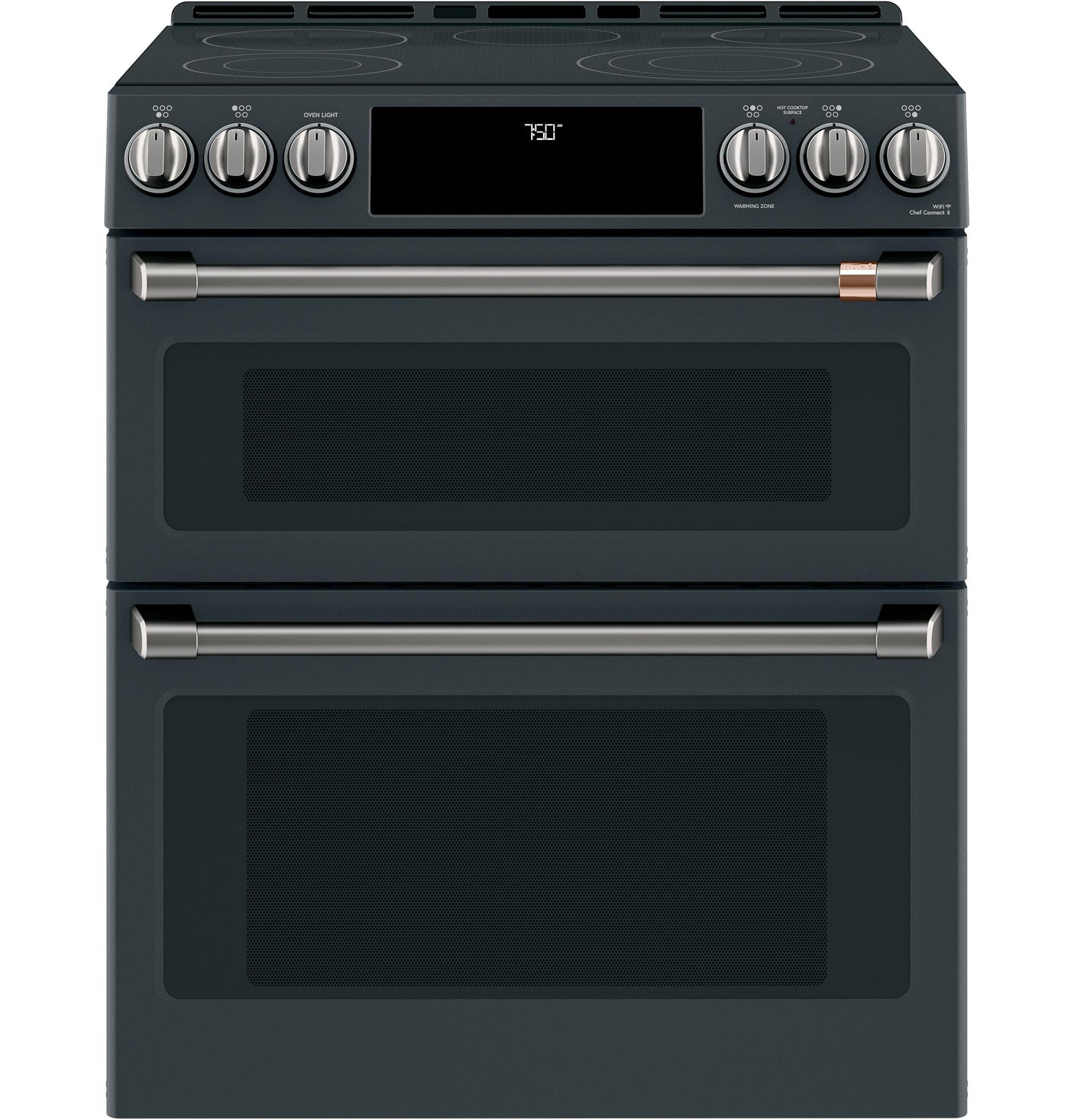 Café™ 30" Smart Slide-In, Front-Control, Radiant and Convection Double-Oven Range