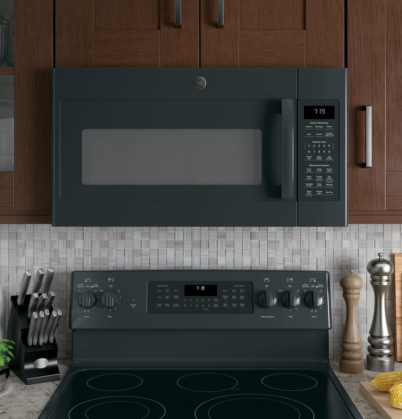 GE® 1.9 Cu. Ft. Over-the-Range Sensor Microwave Oven