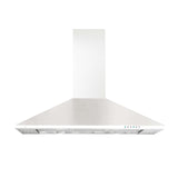 30" CCC 600/395 CFM Italian Made Wall Mount Chimney Range Hood WHITE