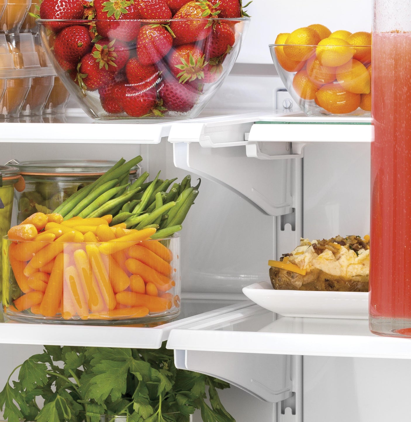 GE® ENERGY STAR® 17.5 Cu. Ft. Counter-Depth French-Door Refrigerator