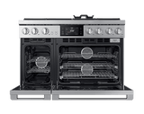 48" Dual-Fuel Range, Silver Stainless, Natural Gas/Liquid Propane