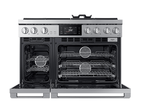 48" Dual-Fuel Range, Silver Stainless, Natural Gas/Liquid Propane