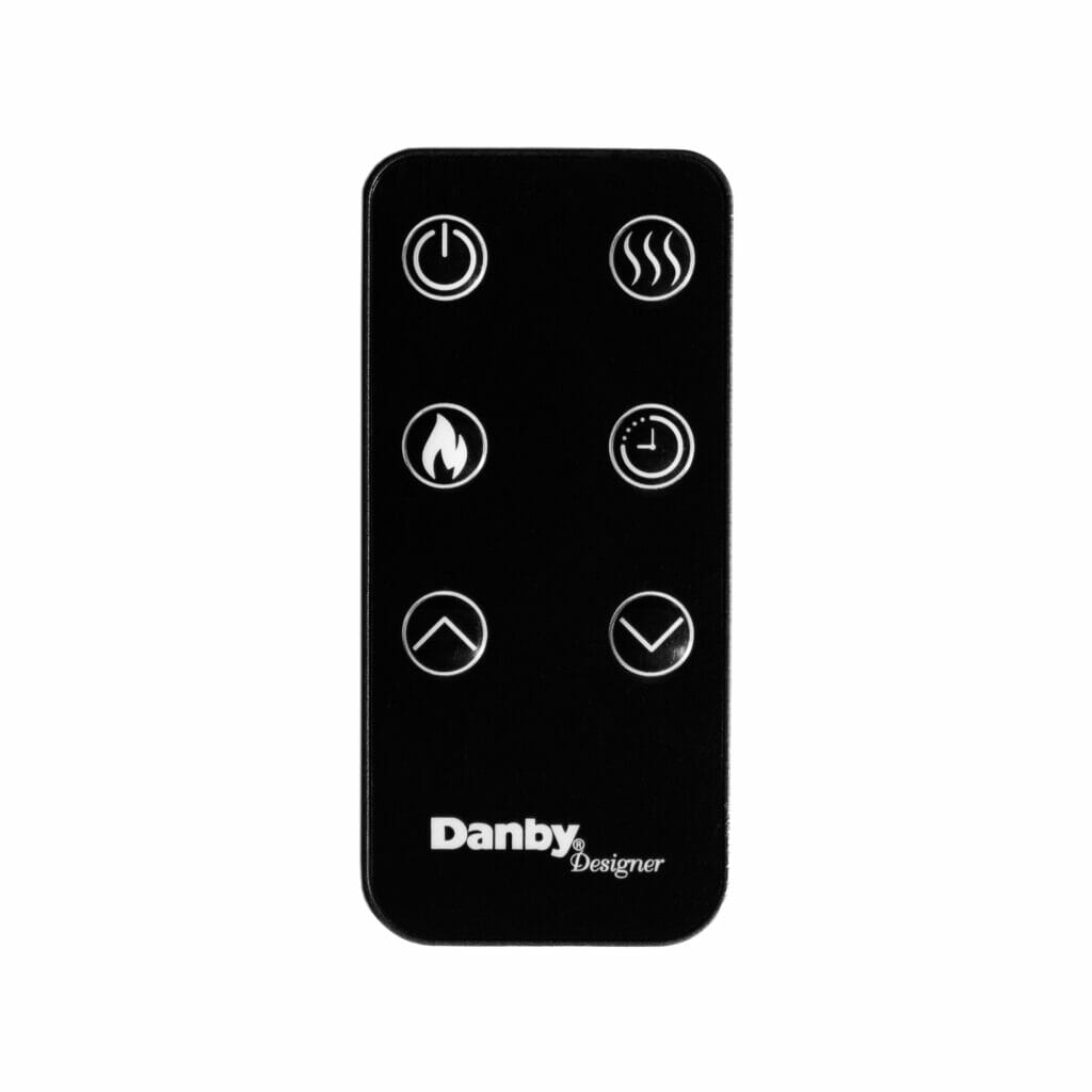 Danby Designer 38" Wall Mount Electric Fireplace in Black