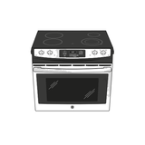 GE® 30" Drop-In Electric Range