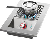 Built-in 700 Series Single Range Top Burner with Stainless Steel Cover , Propane, Stainless Steel