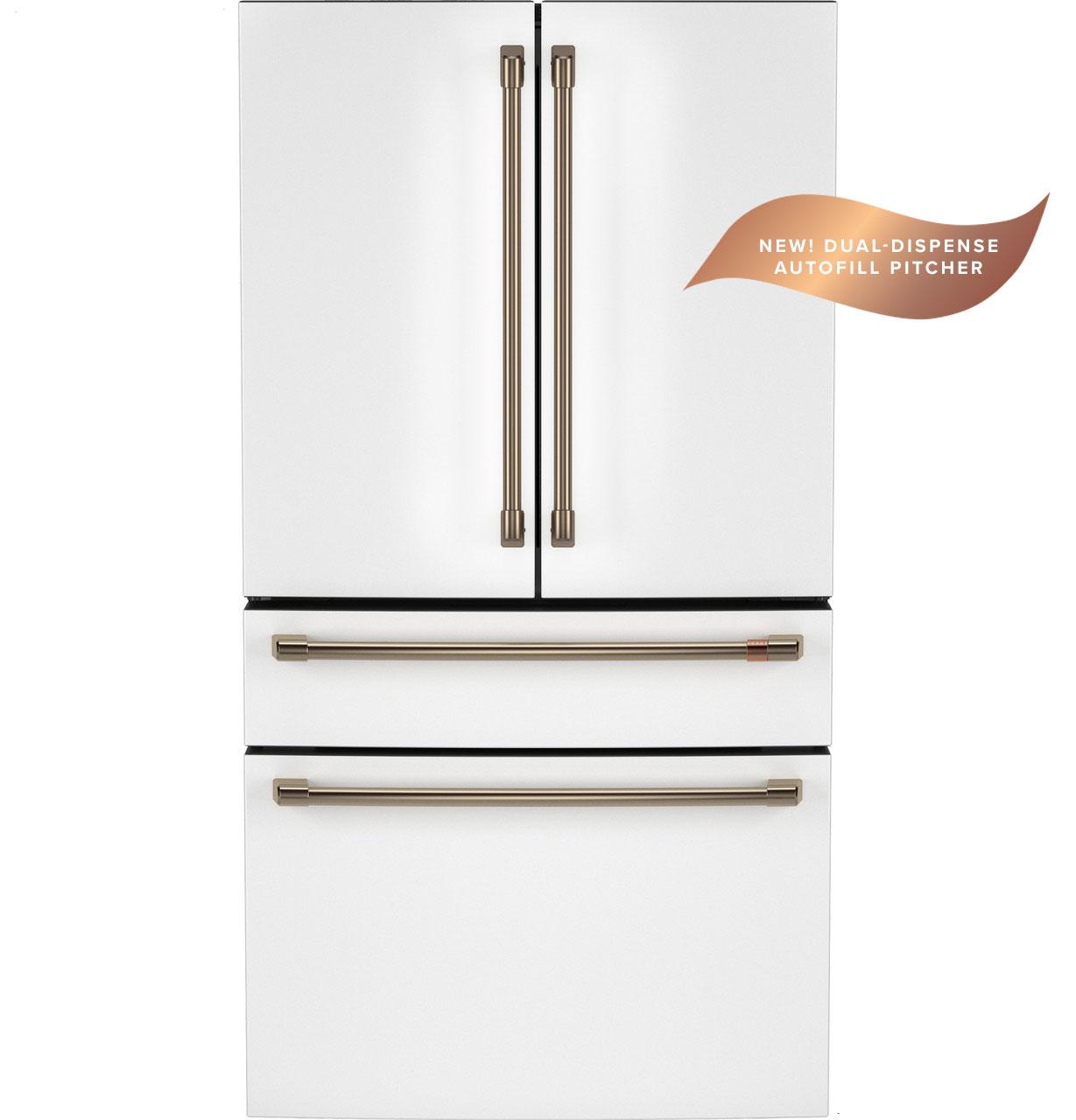 Café™ ENERGY STAR® 23.2 Cu. Ft. Smart Counter-Depth 4-Door French-Door Refrigerator With Dual-Dispense AutoFill Pitcher