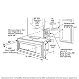 GE Profile™ 2.1 Cu. Ft. Over-the-Range Sensor Microwave Oven