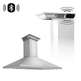 ZLINE 30 in. Ducted Vent Wall Mount Range Hood in Stainless Steel with Built-in ZLINE CrownSound Bluetooth Speakers (KL2CRN-BT)